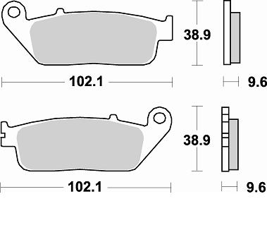 Колодки тормозные Braking BR 720SM1