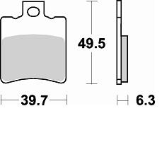 Колодки тормозные Braking BR 761SM1