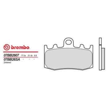 Тормозные колодки дисковые Brembo 07BB26SA