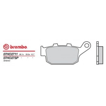 Тормозные колодки Brembo 07HO2711