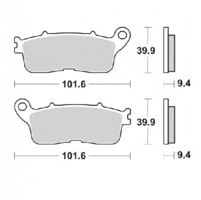 Колодки тормозные Braking BR 957CM56