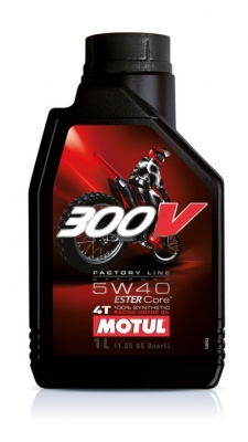 Масло моторное Motul 300V 4T Factory Line Off Road 5W40 1L