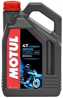 Масло моторное Motul 3000 4T 20W50 4L