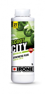 Масло скутерное 2T IPONE SCOOT CITY 1L(клубника)