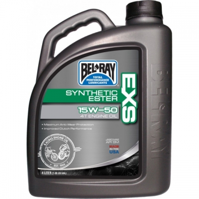 Моторное масло Bel-Ray EXS Synthetic Ester 4T 15W-50 (4L)