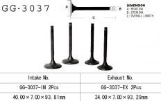 Клапан выпускной VESRAH GG-3037-EX