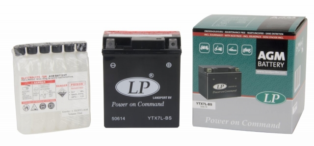 Аккумулятор Landport YTX7L-BS