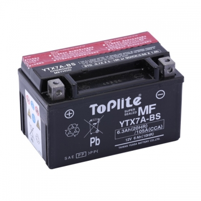 Аккумулятор Toplite YTX7A-BS