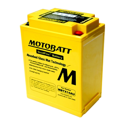 Аккумулятор Motobatt MBTX14AU (YTX14AH-BS, YB14L-A2)