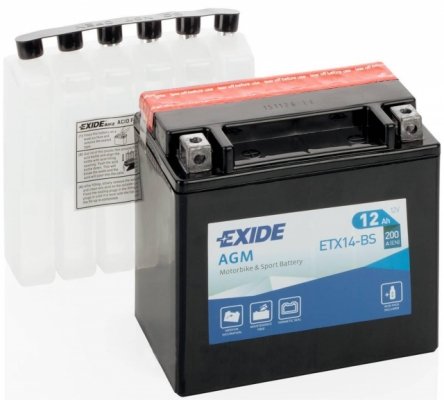 Аккумулятор EXIDE YTX14-BS = ETX14-BS