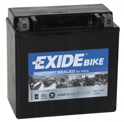 Аккумулятор EXIDE AGM12-12(12Ah-200A)