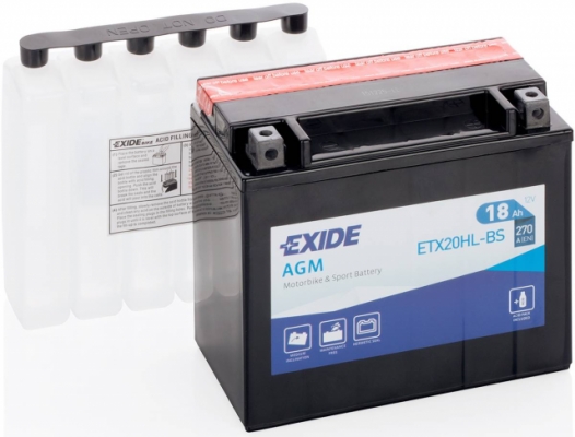 Аккумулятор EXIDE ETX20HL-BS = YTX20HL-BS