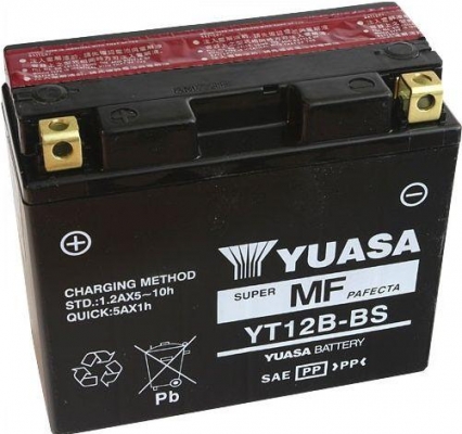 Аккумулятор Yuasa YT12B-BS(10А*ч-210А)