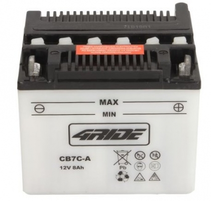 Аккумулятор для мотоцикла 4RIDE CB7C-A (YB7C-A)