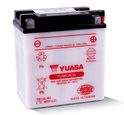 Аккумулятор мотоциклетный YUASA YB10L-B2
