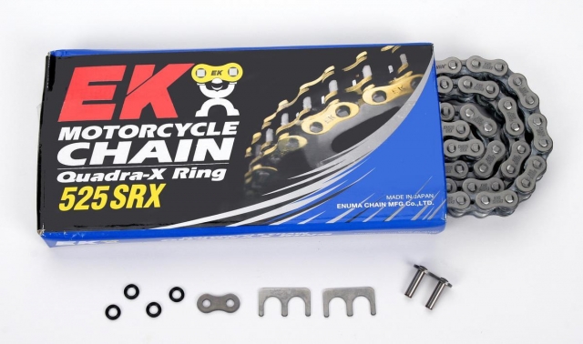 Цепь приводная EK Chain 525SRX2 CS-112 звеньев