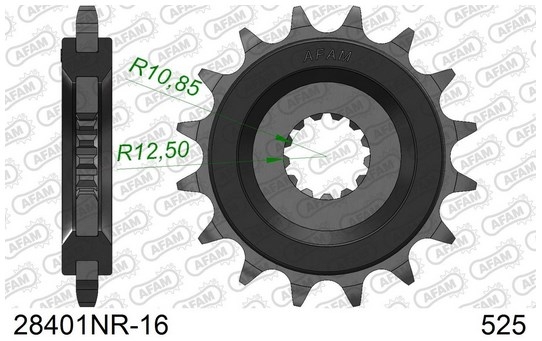 Звезда передняя AFAM 28401NR-16 для SUZUKI GSR 600/GSXR 600 (JTF520.16RB)