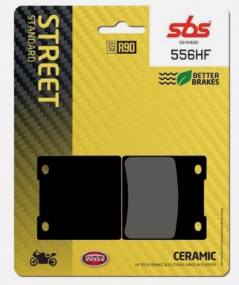 SBS 556HF - колодки тормозные задние для мотоциклов KAWASAKI ZR, ZX, SUZUKI GSX, RG, TL 
