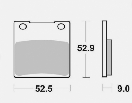 Колодки тормозные дисковые SBS 556HF (MCB531, FDB338)