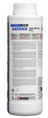 Масло моторное синтетическое Ipone Katana 10w50 1 литр