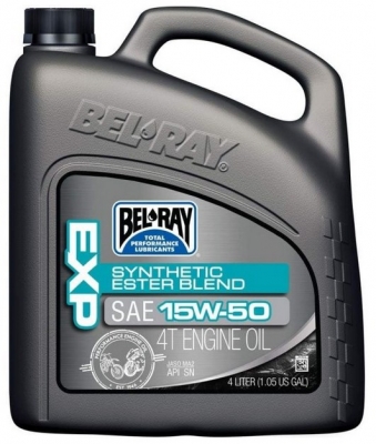 Моторное масло Bel-Ray EXP SYNTHETIC ESTER BLEND 4T 15W-50 4 литра