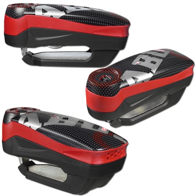 Замок на диск с сигнализацией ABUS 7000 RS1 Granit Detecto Pixel Red