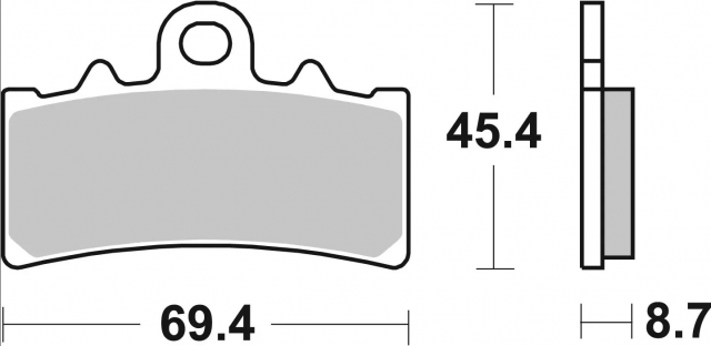 Brembo 07GR18SA - комплект передних синтетических тормозных колодок BMW G 310GS/R 2016-, C 400GT/X 2018-, HUSQVARNA SVARTPILEN/VITPILEN 401 2017-, KTM DUKE 125 2011-, DUKE 200 2012-2017, DUKE 250 2017-, 390 ADVENTURE 2020-, DUKE 390 2013-, RC 390 2014- (FDB2266)