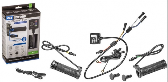 Грипсы (ручки) с подогревом Oxford EL423 Hotgrips EVO ATV&Thumb Warmer Temperature Controlled