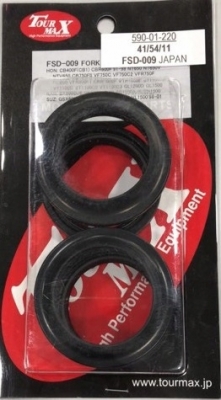 Набор сальников и пыльников вилки 41x54x11 TourMax FSD-009