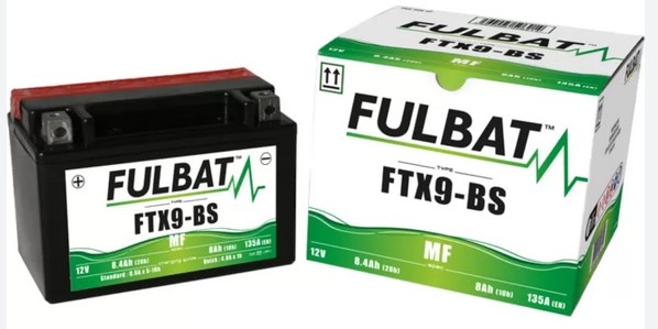Аккумулятор для мотоцикла Fulbat FTX9-BS(YTX9-BS)(8А*ч-135А)