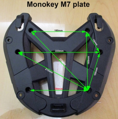 Givi Monokey KM7 - крепежная площадка для кофров системы Monokey