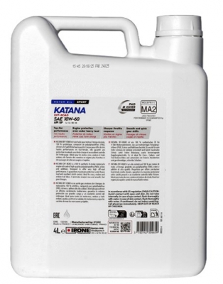 Масло моторное IPONE Katana Off Road 10W60 4 литра