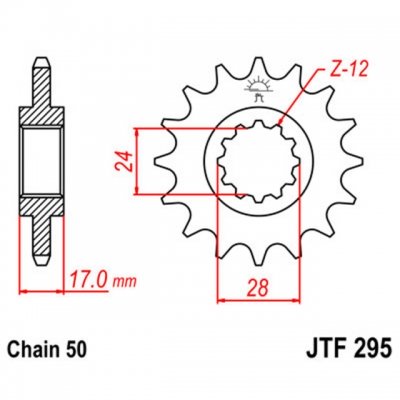 Звезда передняя JT Sprockets JTF295.15