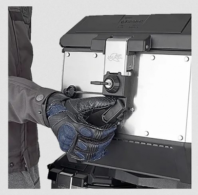 Kappa KMS44A K’MISSION MONOKEY - центральный алюминиевый кофр для мотоцикла на 44 литра