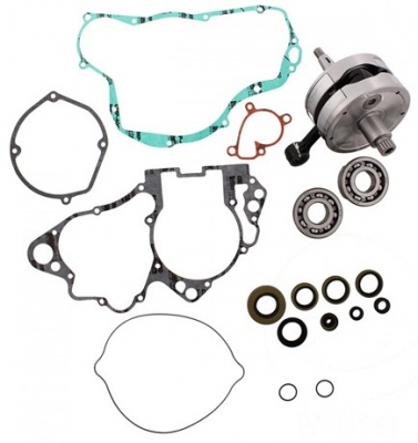 Коленвал SUZUKI RM 250 2003-2004 (с прокладками и подшипниками) (HR4058) (WISECO WWPC165A)