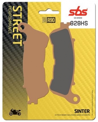 SBS 828 HS - колодки тормозные дисковые синтетический для мотоцикла SBS 828 HS - колодки тормозные дисковые синтетический для мотоцикла