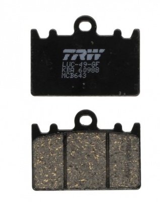 Колодки тормозные дисковые TRW LUCAS MCB643 Колодки тормозные дисковые TRW LUCAS MCB643
