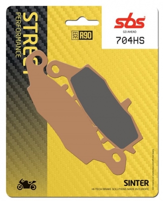 Колодки тормозные дисковые SBS 704HS (FDB2049, MCB681)