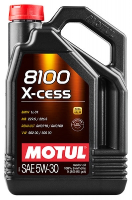 Масло моторное Motul 8100 X-cess 5W-30 - 5 литров