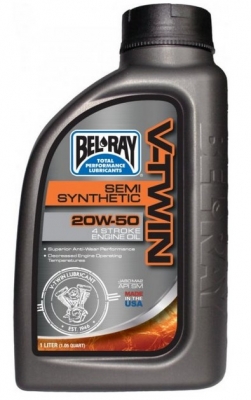 Масло моторное Bel-Ray V-TWIN SEMI-SYNTHETIC ENGINE OIL 20W-50 1L