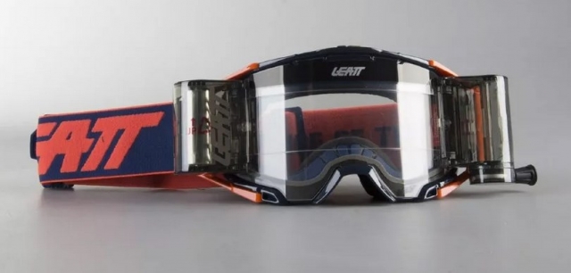 Мотоочки Leatt Goggle Velocity 6.5 Roll-Off Ink/Orange Clear (8019100050)