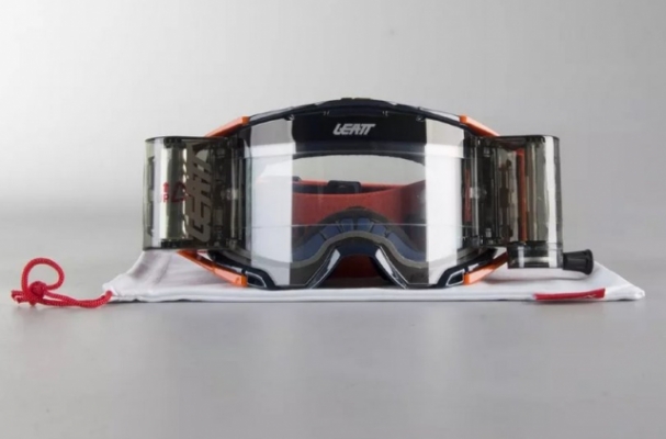 Мотоочки Leatt Goggle Velocity 6.5 Roll-Off Ink/Orange Clear (8019100050)