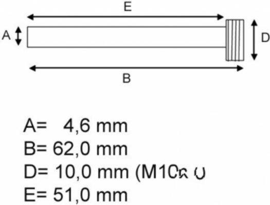 Шпилька суппорта TOURMAX PPS-912