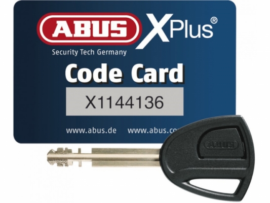 Противоугонная цепь с замком ABUS 67/12KS120 Granit Power XS Loop Chain Red