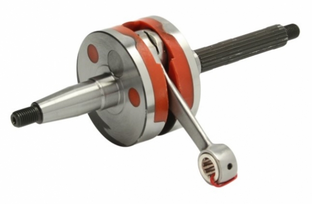 Коленвал Piaggio, Aprilia, Gilera, Derbi, Vespa 2T 50cc RACING (полнощекий) (RMS 10 003 0201)