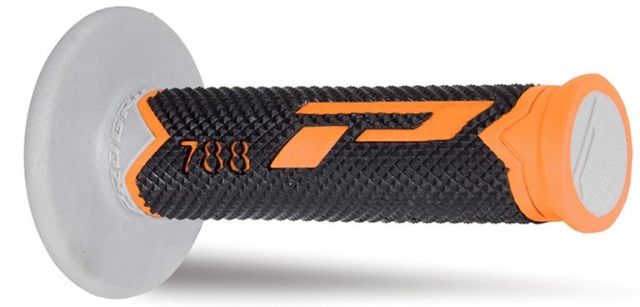 Ручки руля CROSS PROGRIP 788 (PA078800WAFN) White/Orange/Black 