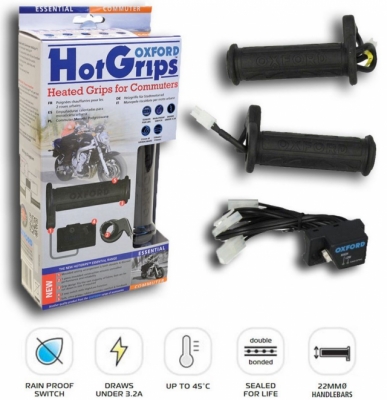 Грипсы руля с подогревом Oxford Hot Grips Commuter OF771