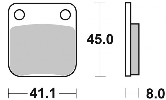 Колодки тормозные SBS 536HF