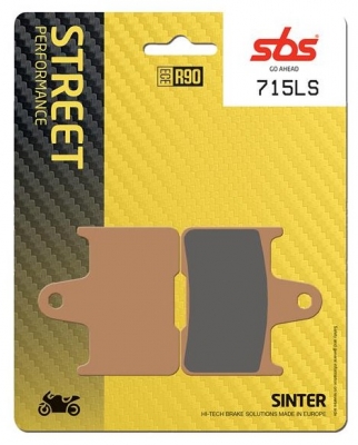 SBS 715LS - комплект синтетических дисковых колодок (FDB2111, MCB691) SBS 715LS - комплект синтетических дисковых колодок (FDB2111, MCB691)