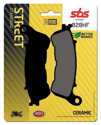 SBS 828HF - колодки тормозные дисковые для мотоцикла